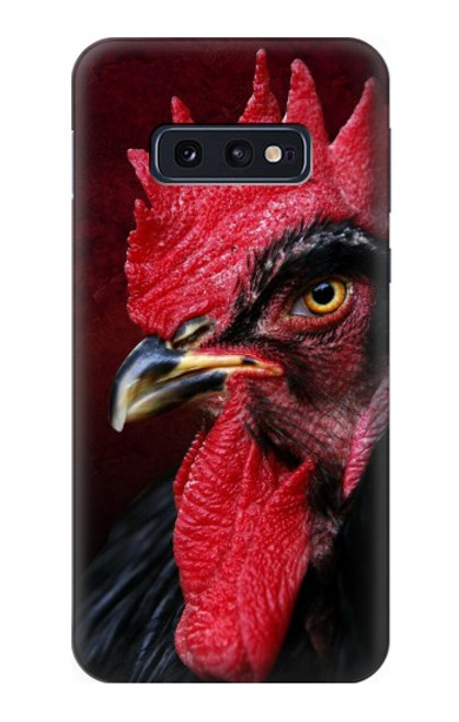 W3797 Chicken Rooster Hard Case and Leather Flip Case For Samsung Galaxy S10e