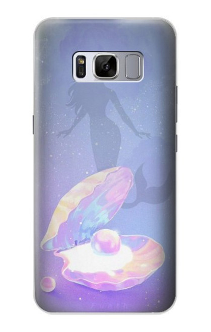 W3823 Beauty Pearl Mermaid Hard Case and Leather Flip Case For Samsung Galaxy S8