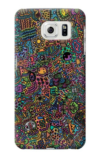 W3815 Psychedelic Art Hard Case and Leather Flip Case For Samsung Galaxy S7 Edge