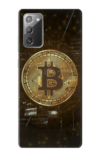 W3798 Cryptocurrency Bitcoin Hard Case and Leather Flip Case For Samsung Galaxy Note 20