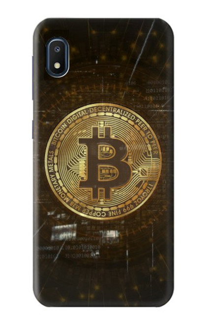 W3798 Cryptocurrency Bitcoin Hard Case and Leather Flip Case For Samsung Galaxy A10e
