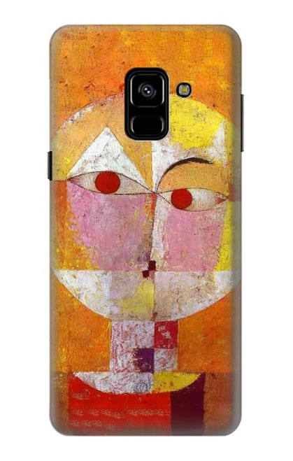 W3811 Paul Klee Senecio Man Head Hard Case and Leather Flip Case For Samsung Galaxy A8 (2018)