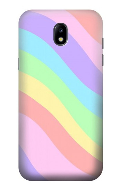 W3810 Pastel Unicorn Summer Wave Hard Case and Leather Flip Case For Samsung Galaxy J5 (2017) EU Version