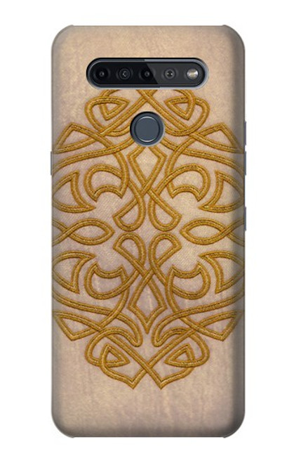 W3796 Celtic Knot Hard Case and Leather Flip Case For LG K51S