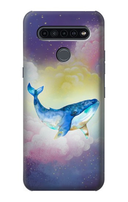 W3802 Dream Whale Pastel Fantasy Hard Case and Leather Flip Case For LG K41S