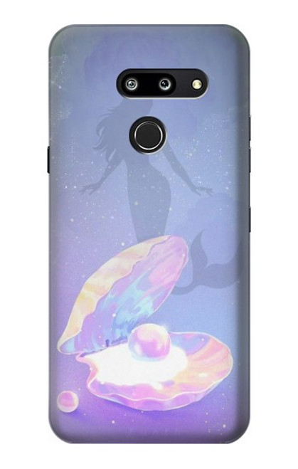 W3823 Beauty Pearl Mermaid Hard Case and Leather Flip Case For LG G8 ThinQ