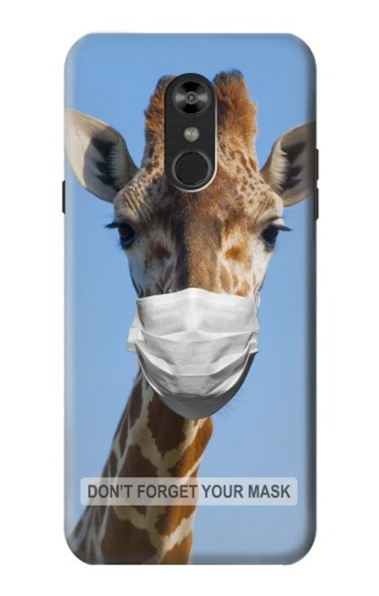 W3806 Giraffe New Normal Hard Case and Leather Flip Case For LG Q Stylo 4, LG Q Stylus