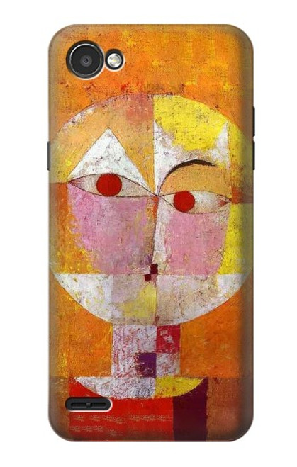 W3811 Paul Klee Senecio Man Head Hard Case and Leather Flip Case For LG Q6