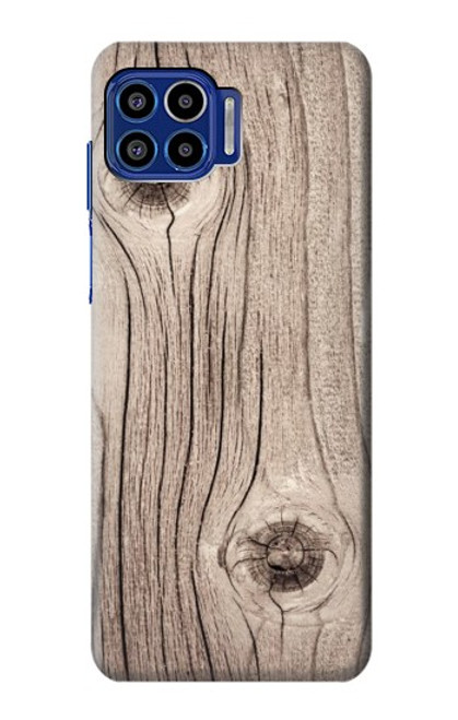 W3822 Tree Woods Texture Graphic Printed Hard Case and Leather Flip Case For Motorola One 5G