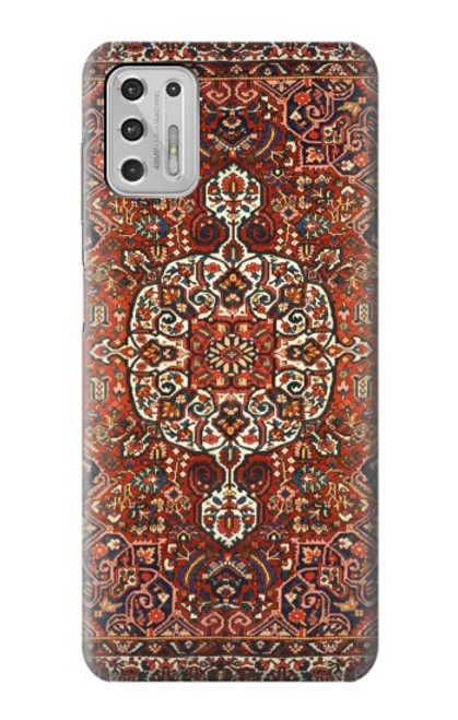 W3813 Persian Carpet Rug Pattern Hard Case and Leather Flip Case For Motorola Moto G Stylus (2021)