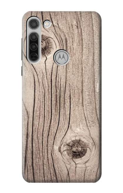 W3822 Tree Woods Texture Graphic Printed Hard Case and Leather Flip Case For Motorola Moto G8