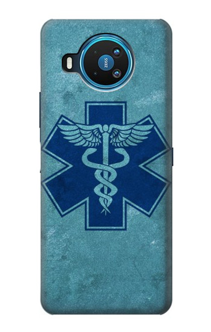 W3824 Caduceus Medical Symbol Hard Case and Leather Flip Case For Nokia 8.3 5G