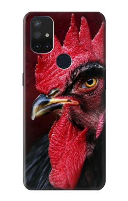 W3797 Chicken Rooster Hard Case and Leather Flip Case For OnePlus Nord N10 5G