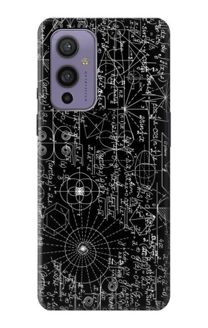 W3808 Mathematics Blackboard Hard Case and Leather Flip Case For OnePlus 9