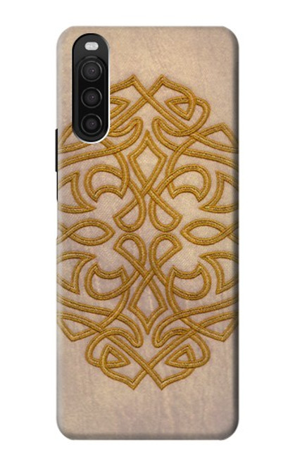 W3796 Celtic Knot Hard Case and Leather Flip Case For Sony Xperia 10 III