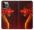 W0526 Red Dragon Hard Case and Leather Flip Case For iPhone 13 Pro