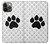 W2355 Paw Foot Print Hard Case and Leather Flip Case For iPhone 13 Pro