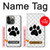 W2355 Paw Foot Print Hard Case and Leather Flip Case For iPhone 13 Pro