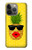 W2443 Funny Pineapple Sunglasses Kiss Hard Case and Leather Flip Case For iPhone 13 Pro