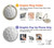 W2960 White Golf Ball Hard Case and Leather Flip Case For iPhone 13 Pro