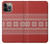 W3384 Winter Seamless Knitting Pattern Hard Case and Leather Flip Case For iPhone 13 Pro