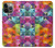 W3477 Abstract Diamond Pattern Hard Case and Leather Flip Case For iPhone 13 Pro