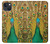 W0513 Peacock Hard Case and Leather Flip Case For iPhone 13 mini