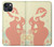 W0815 Pregnant Art Hard Case and Leather Flip Case For iPhone 13 mini