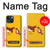 W1093 Rooster and Cat Joke Hard Case and Leather Flip Case For iPhone 13 mini