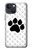 W2355 Paw Foot Print Hard Case and Leather Flip Case For iPhone 13 mini