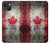W2490 Canada Maple Leaf Flag Texture Hard Case and Leather Flip Case For iPhone 13 mini