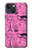 W2885 Paris Pink Hard Case and Leather Flip Case For iPhone 13 mini