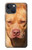 W2903 American Pitbull Dog Hard Case and Leather Flip Case For iPhone 13 mini