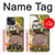 W3138 Cute Baby Sloth Paint Hard Case and Leather Flip Case For iPhone 13 mini