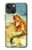 W3184 Little Mermaid Painting Hard Case and Leather Flip Case For iPhone 13 mini