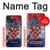 W3313 Croatia Flag Vintage Football Graphic Hard Case and Leather Flip Case For iPhone 13 mini