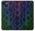 W3366 Rainbow Python Skin Graphic Print Hard Case and Leather Flip Case For iPhone 13 mini