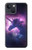 W3538 Unicorn Galaxy Hard Case and Leather Flip Case For iPhone 13 mini