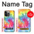 W1697 Tie Dye Colorful Graphic Printed Hard Case and Leather Flip Case For iPhone 13 Pro Max