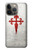 W3200 Order of Santiago Cross of Saint James Hard Case and Leather Flip Case For iPhone 13 Pro Max