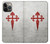 W3200 Order of Santiago Cross of Saint James Hard Case and Leather Flip Case For iPhone 13 Pro Max