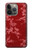 W3817 Red Floral Cherry blossom Pattern Hard Case and Leather Flip Case For iPhone 13 Pro Max