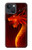 W0526 Red Dragon Hard Case and Leather Flip Case For iPhone 13