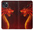 W0526 Red Dragon Hard Case and Leather Flip Case For iPhone 13