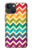 W2362 Rainbow Colorful Shavron Zig Zag Pattern Hard Case and Leather Flip Case For iPhone 13