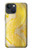 W2713 Yellow Snake Skin Graphic Printed Hard Case and Leather Flip Case For iPhone 13