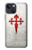 W3200 Order of Santiago Cross of Saint James Hard Case and Leather Flip Case For iPhone 13