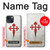 W3200 Order of Santiago Cross of Saint James Hard Case and Leather Flip Case For iPhone 13