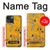 W3528 Bullet Rusting Yellow Metal Hard Case and Leather Flip Case For iPhone 13