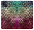 W3539 Mermaid Fish Scale Hard Case and Leather Flip Case For iPhone 13